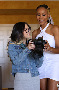 Jenna Foxx And Lulu Chu In Lesbian Pre-wedding Action