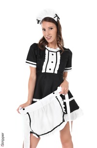 Miluniel Posing In Hot Maid Uniform