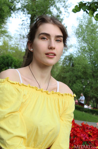 June Baring Her Beautiful Big Breasts And Hairy Pussy