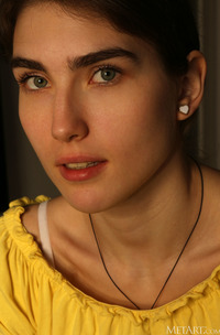 June Baring Her Beautiful Big Breasts And Hairy Pussy