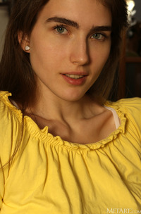 June Baring Her Beautiful Big Breasts And Hairy Pussy