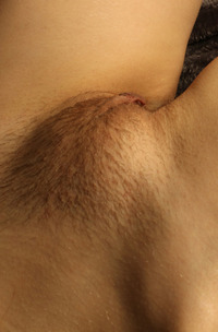 June Baring Her Beautiful Big Breasts And Hairy Pussy