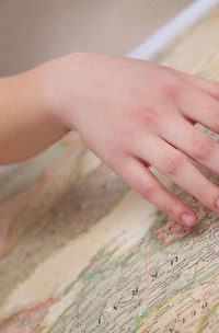 Chantal Slipping Off Her Panties First And Parting Her Silky Thighs