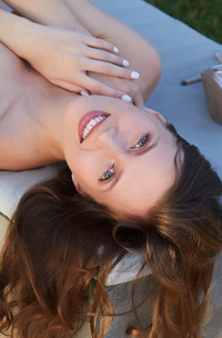 Stacy Cruz Strips Down To Her High Heels And Gives Her Beautiful Big Breasts A Playful Squeeze