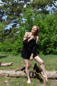 Varvara All Natural Teen Spreads Her Legs