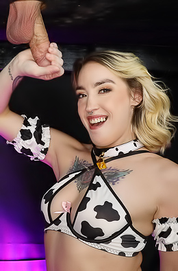 Stella Rose Cowgirl Rides And Milks Cocks For A Creamy Cumshot Treat