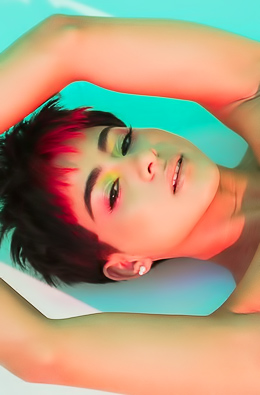 Mia Grinds to the Beat in Neon Lingerie and DJ Gear