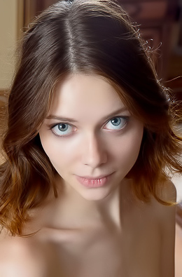 Kei A - Flexible blue eyed brunette exposes herself outdoors