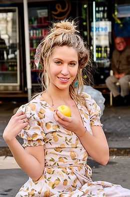 Eve Casta Expose Her Gorgeous Body As She Poses Provocatively In A Secluded Corner