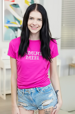 Bella Nova Caresses Herself Down Until Her Entire Body Is Primed To Cum