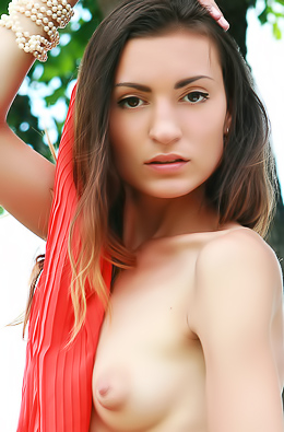 Mary Cayne Teases As She Strips Outdoors