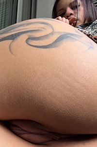 Lilith Baph Masturbating With Her New Blue Dildo